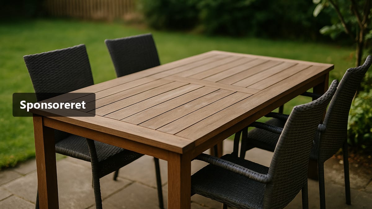 Find det rigtige havebord: modeller, materialer og placering